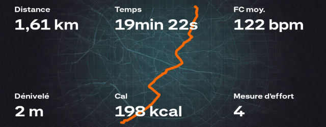 Une des 3 marches non sportive en ville